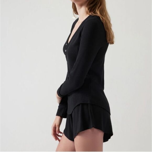 Athleta wind down sleep top black small - Picture 2 of 12